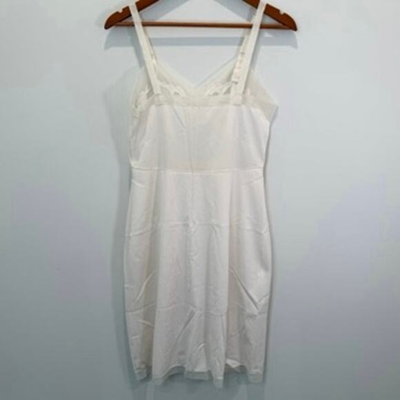 Vintage Komar Slip Dress Chemise Size 36 Short Cream - Picture 12 of 16